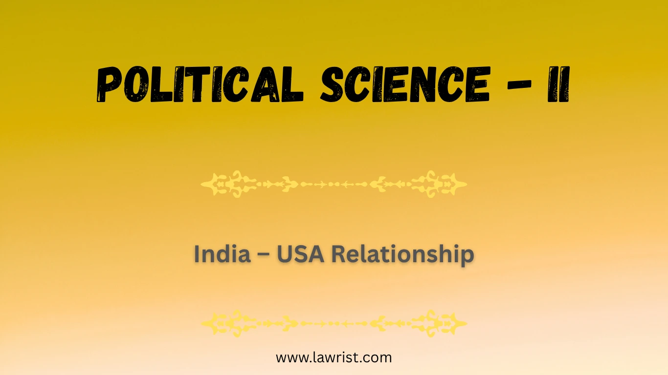 India – USA Relationship
